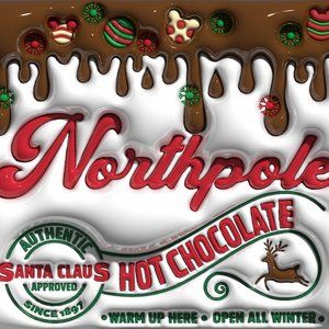 3D Northpole Hot Chocolate Tumbler 20 oz Stainless Steel Cup w lid NWT